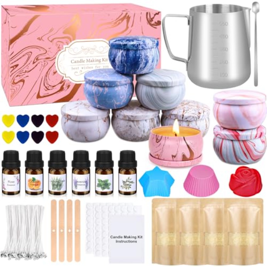Candle Making Kit For Beginners - Candle Making Kits for Adults, Candle