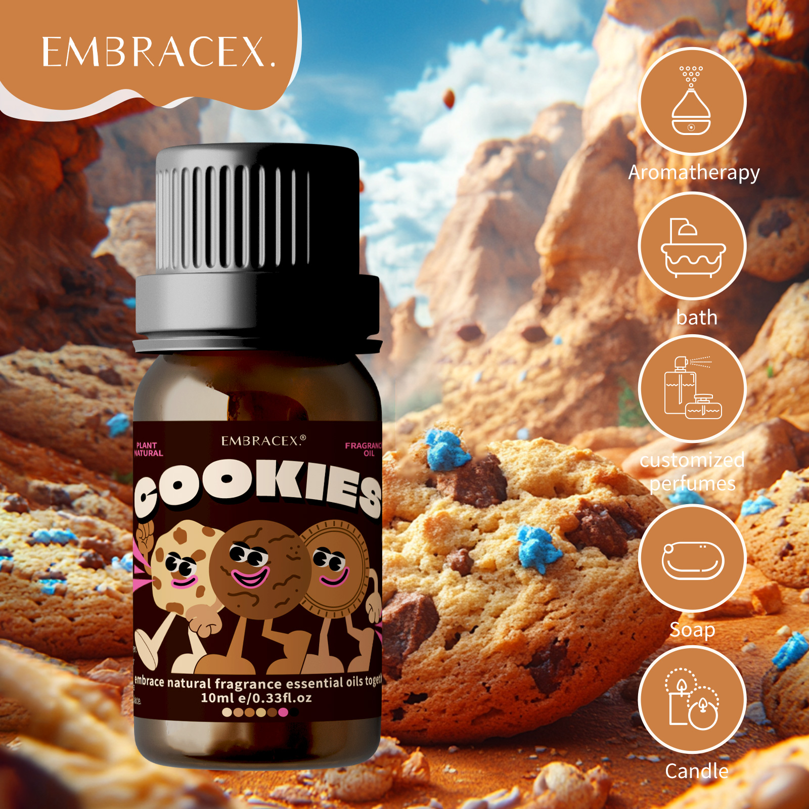 Candle Making And Perfume - 10ml Cookies Perfume Cookies Fragrance Essential