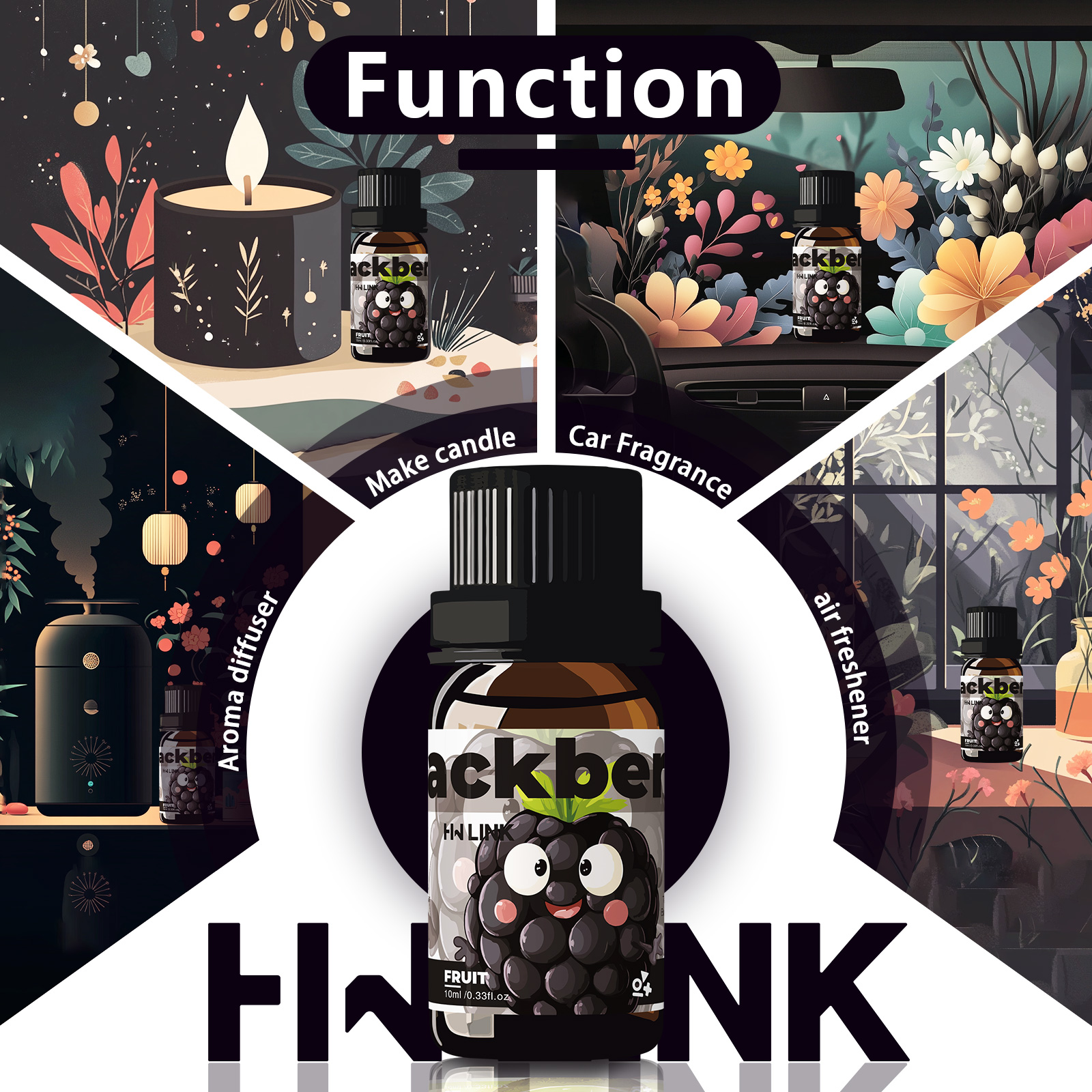 Blackberry Essential Oil Black - Candle Making And Perfume 리뷰 및 가격