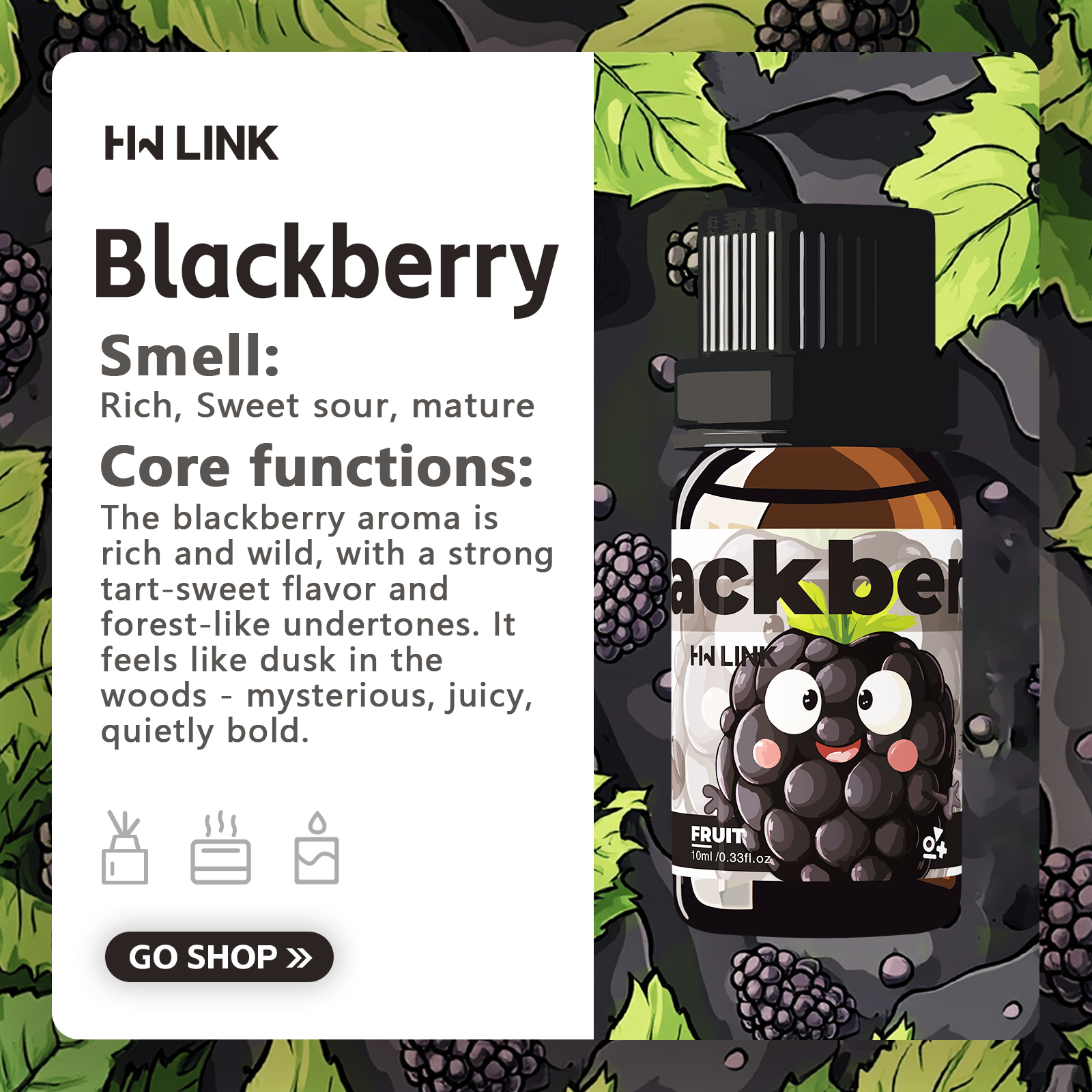 Blackberry Essential Oil Black - Candle Making And Perfume 리뷰 및 가격