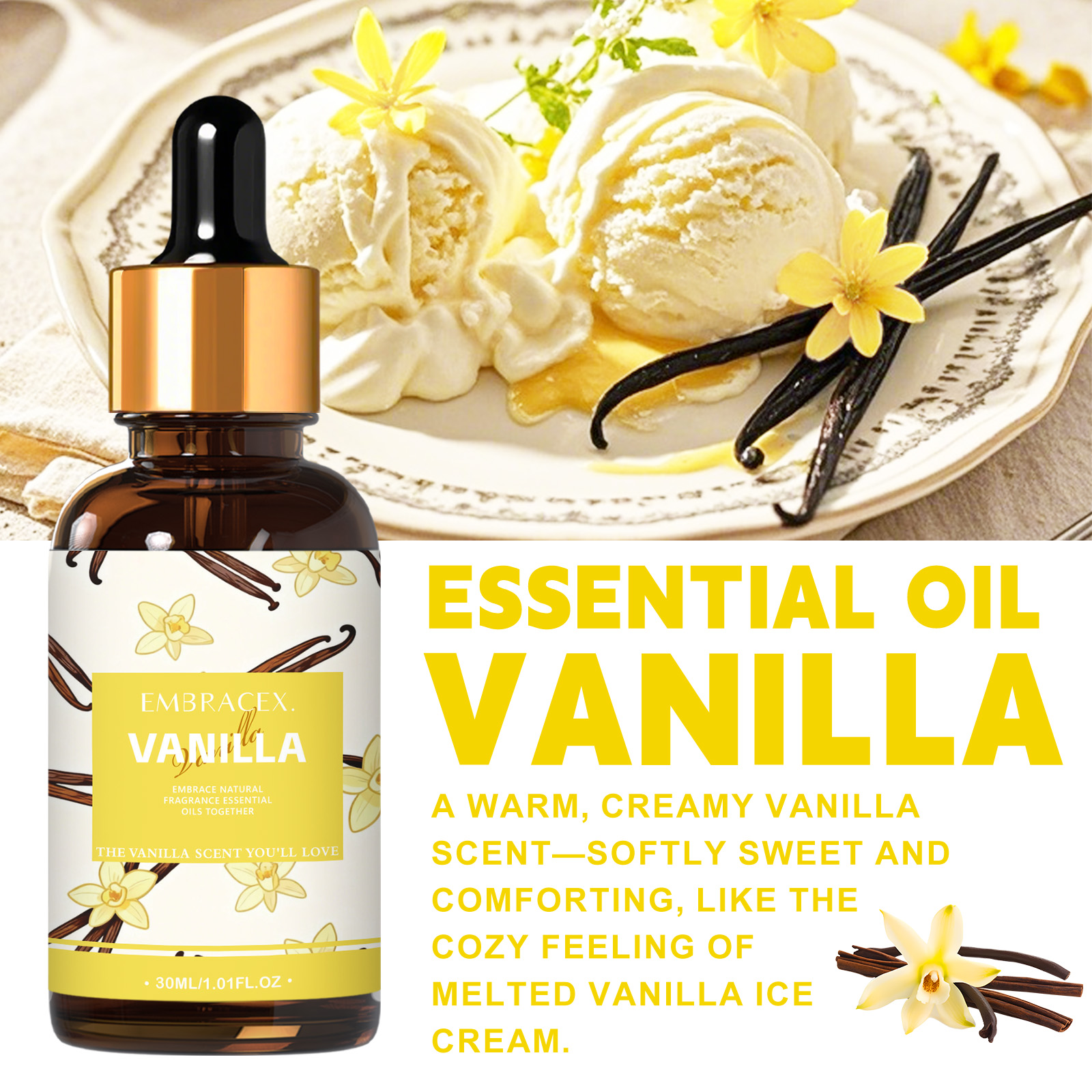 30ml Vanilla Essential Oil Per - Candle Making And Perfume 리뷰 및 가격