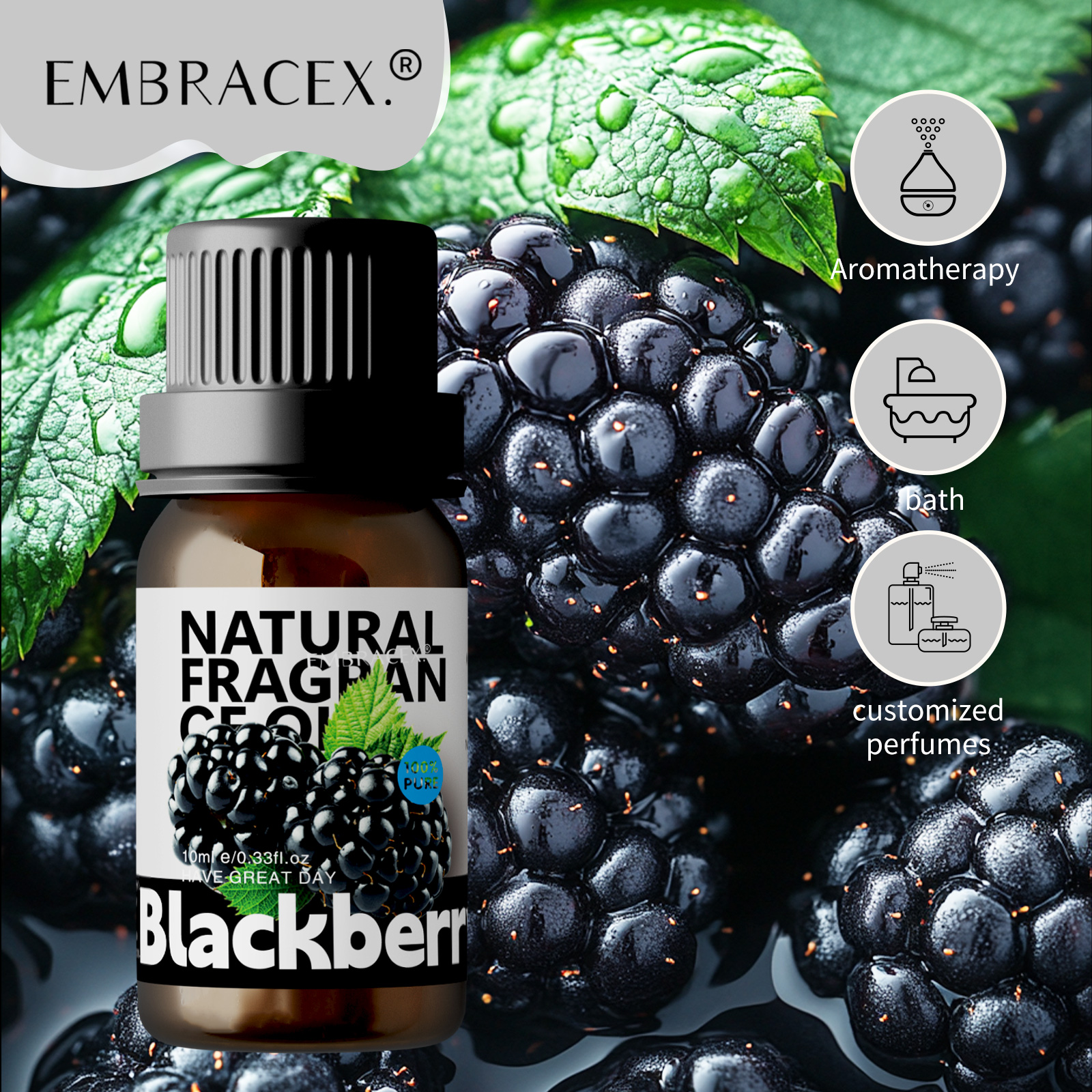 10ml Blackberry Essential Oils - Candle Making And Perfume 리뷰 및 가격