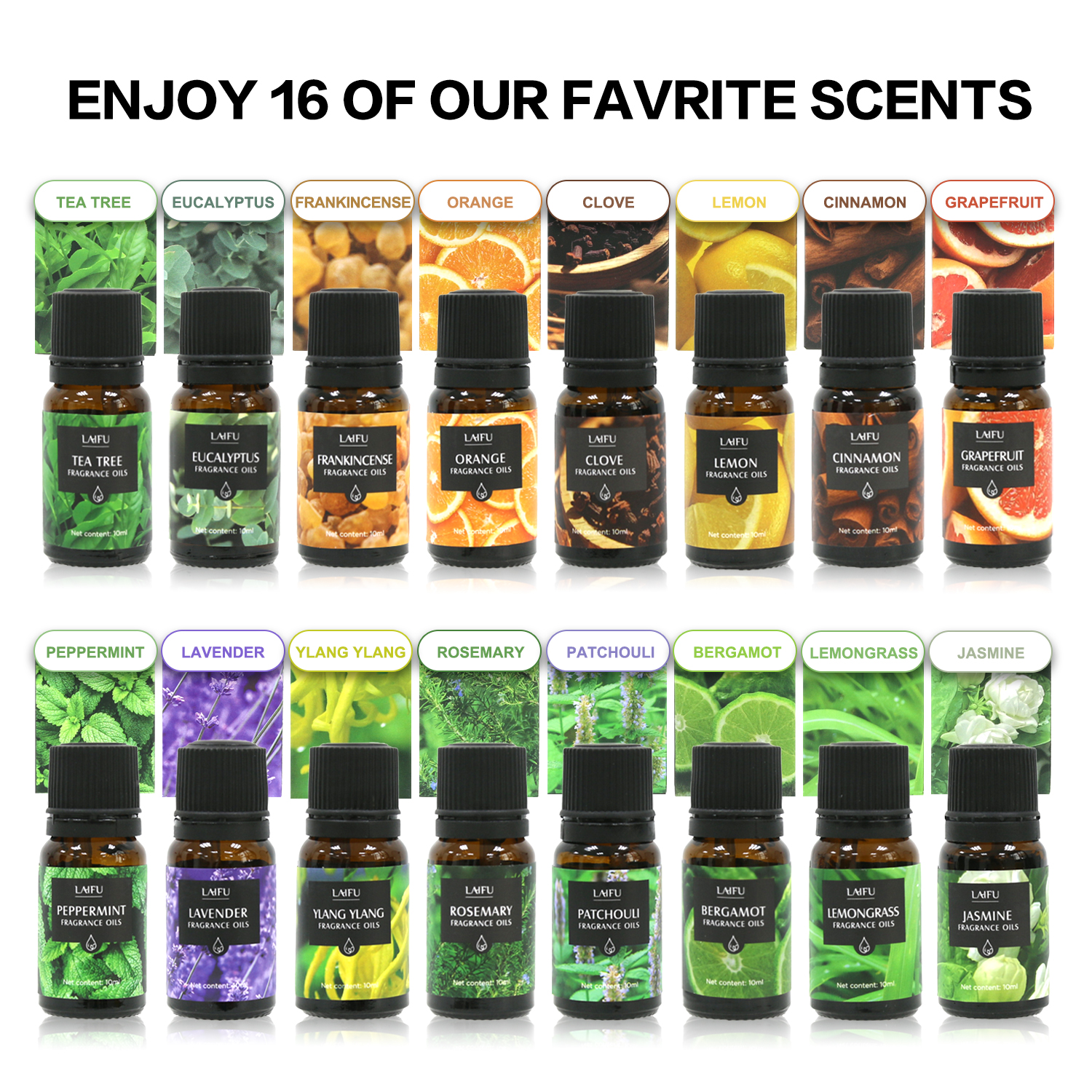 16x10ml Essential Oils Set for - Candle Making And Perfume 리뷰 및 가격