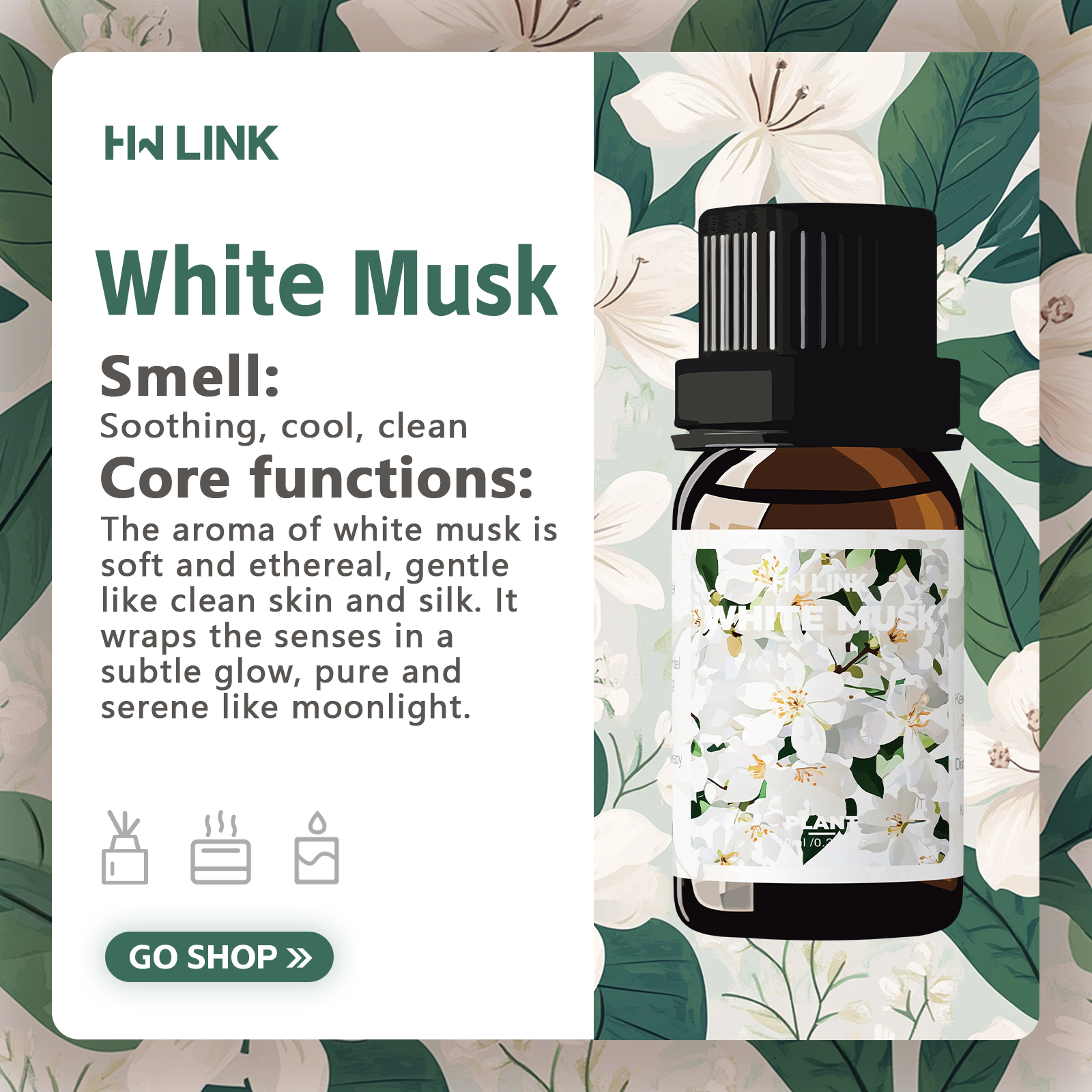 White Musk Essential Oils 10ml - Candle Making And Perfume 리뷰 및 가격