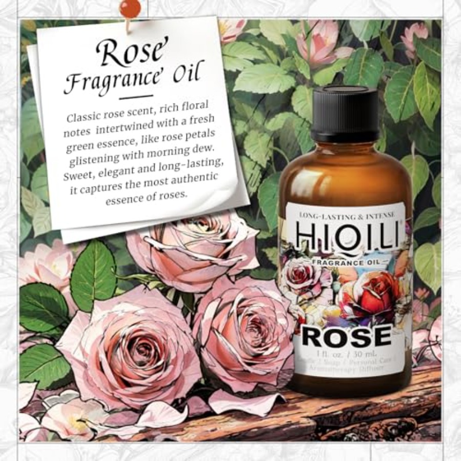 HIQILI Rose Fragrance Oil for  - Candle Making And Perfume 리뷰 및 가격